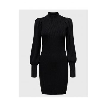 Rochie -  tricotata - negru