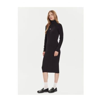 Rochie tricotata Tommy DW0DW22167 - negru