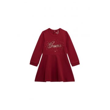 Rochie -  Visiniu - Tricot -