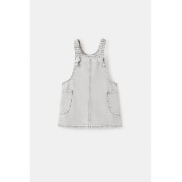 Sarafan din denim - Gri deschis