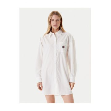 Rochie camasa -  alba - femei