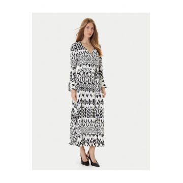 Rochie Camasa dama  alb/negru