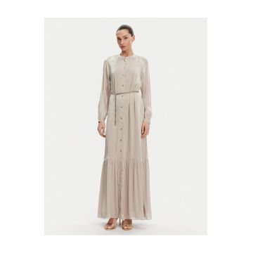 Rochie Camasa dama  bej - fabric usor