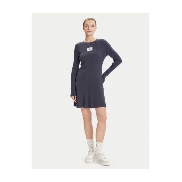 Rochie casual dama  bleumarin - fabric de calitate -