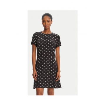 Rochie casual Dama -  Negru - 100% viscoza -