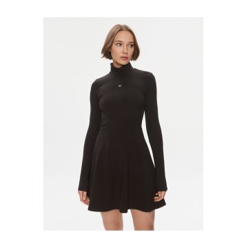 Rochie casual de dama  negru -