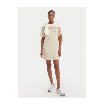 Rochie casual Femei -  Bumbac - Bej