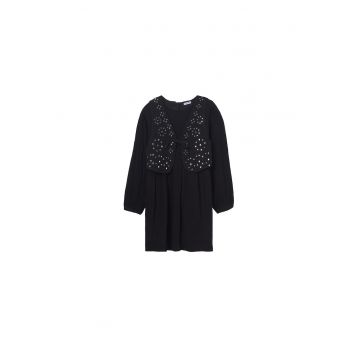 Rochie casual fete -  Negru