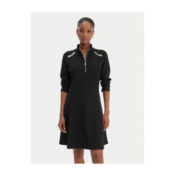 Rochie casual -  viscoza - negru - Negru