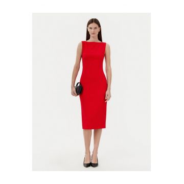 Rochie cocktail dama  rosu