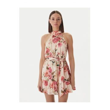 Rochie cocktail Femei -  Bej - Colorat - Poliester -