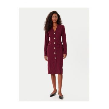Rochie cocktail Femei -  bordeaux - poliester -