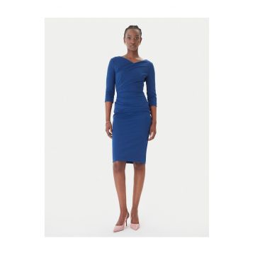 Rochie de cocktail  cu fermoar - Albastru