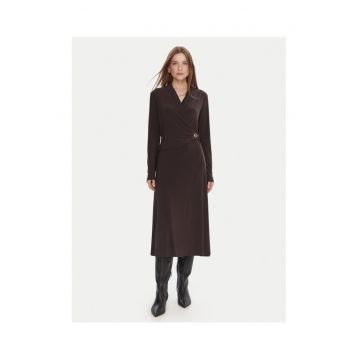 Rochie de cocktail dama  maro