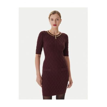 Rochie de cocktail pentru dama  bordeaux