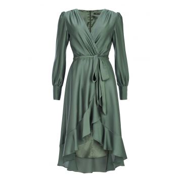 Rochie de cocktail pentru femei -  sintetic - verde -