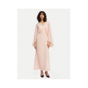 Rochie de seara Dama -  maxi - roz - poliester reciclat -