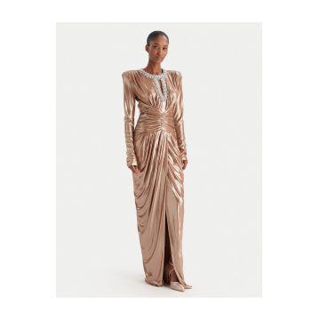 Rochie de seara de dama -  96% poliamida - 4% elastan - Auriu -
