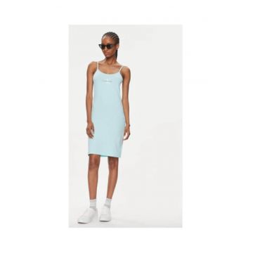 Rochie de vara -  albastru deschis - bumbac 95% - elastan 5% -