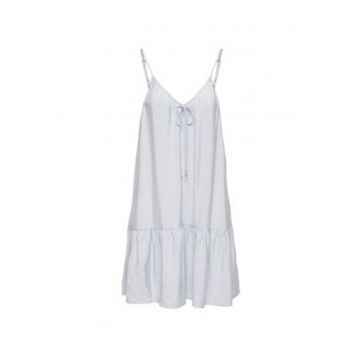 Rochie de vara Dama -  Albastru - viscoza ecologica - casual -