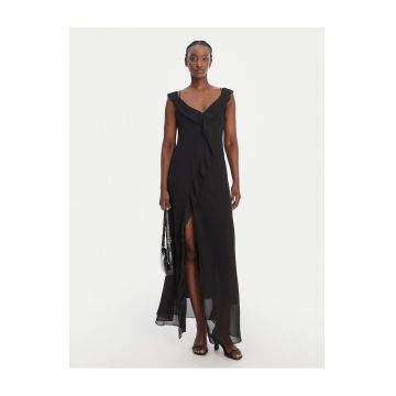 Rochie de vara -  eleganta - negru - poliester