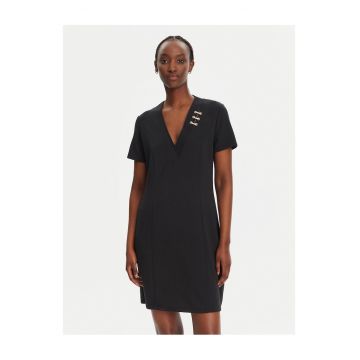 Rochie de zi -  neagra - 50% modal -