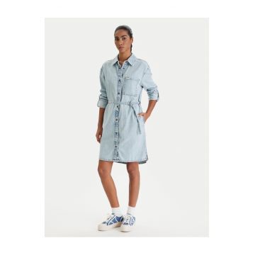 Rochie din denim - Albastru