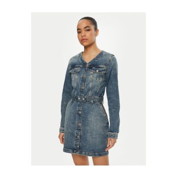 Rochie din denim - Albastru