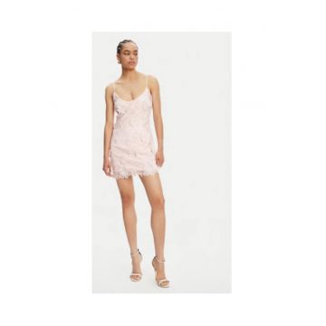 Rochie  model 59826DB - roz deschis - 100% poliester