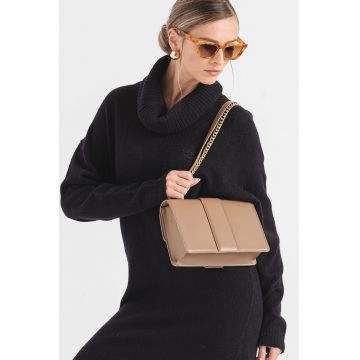 Rochie scurta cu decolteu in V - Negru