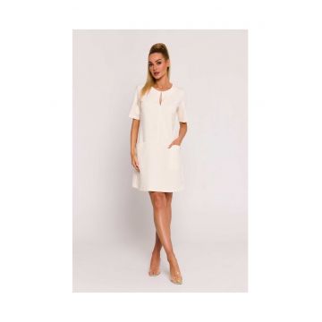 Rochie trapez cu buzunare