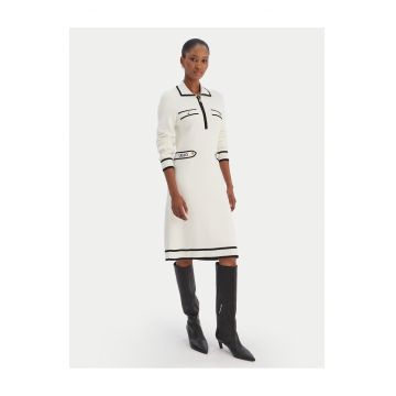 Rochie tricotata - de dama  ecru