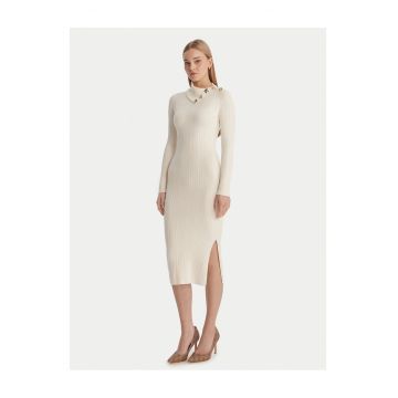 Rochie tricotată  ecru pentru femei - Ecru