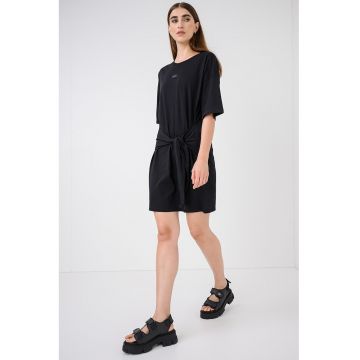 Rochie-tricou mini - Negru