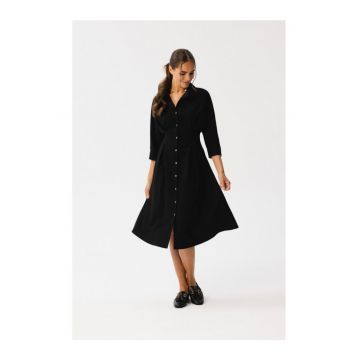 Imbracaminte de dama in carouri Camedes S351 negru - Negru