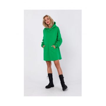 Made of Emotion Rochie pulover de dama Yenga M762 verde deschis - Verde