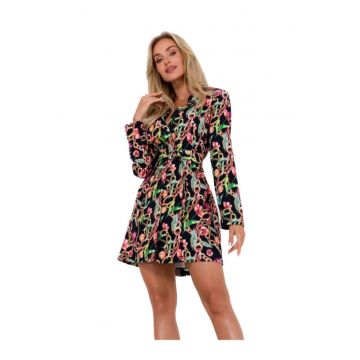 Made of Emotion Rochie-sacou de dama Keudegan M750 negru - Negru