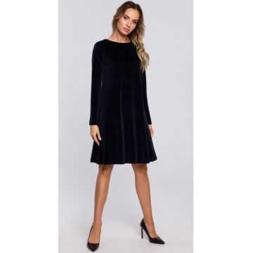 Rochie -  Bumbac / Poliester - Verde - Bleumarin