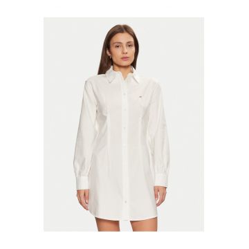 Rochie Camasa dama  alba - din material de calitate
