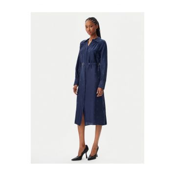 Rochie camasa dama -  bleumarin
