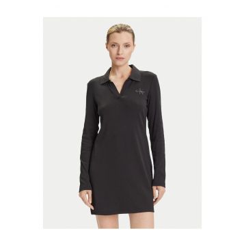Rochie casual de dama  negru -