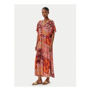 Rochie casual -  portocalie - 100% viscoza -