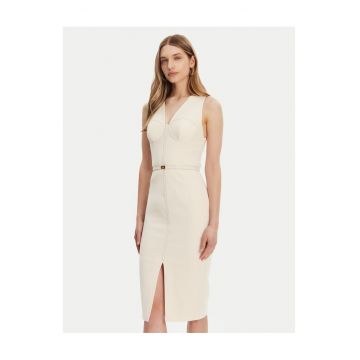 Rochie de cocktail dama  ecru