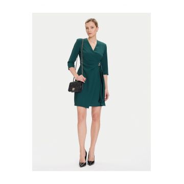 Rochie de cocktail dama  verde - din material de calitate -