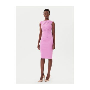 Rochie de cocktail -  roz - usoara