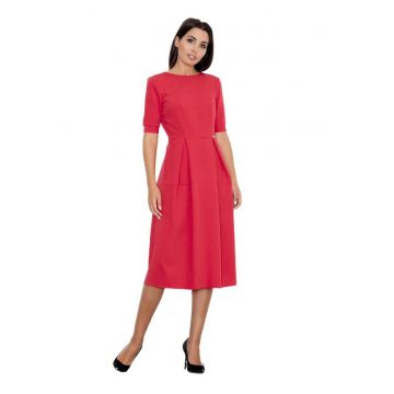 Rochie de seara dama Guimones M553 rosie - Rosu stins