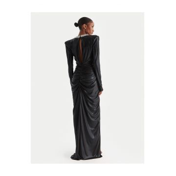 Rochie de seara dama  negru - maxi