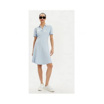 Rochie de vara -  albastru - material sintetic -