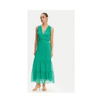 Rochie de vara Dama -  Verde - 70% viscoza - 30% matase