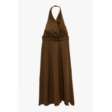 Rochie halter de bumbac - Maro
